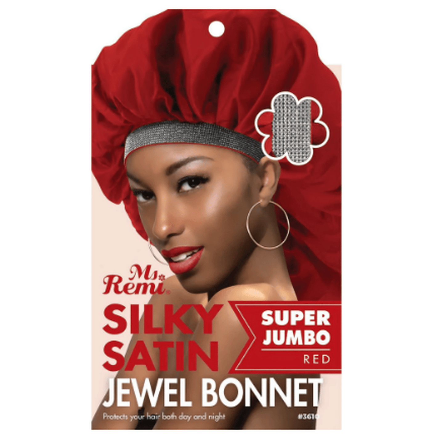 MS REMI SATIN BONNET RED
