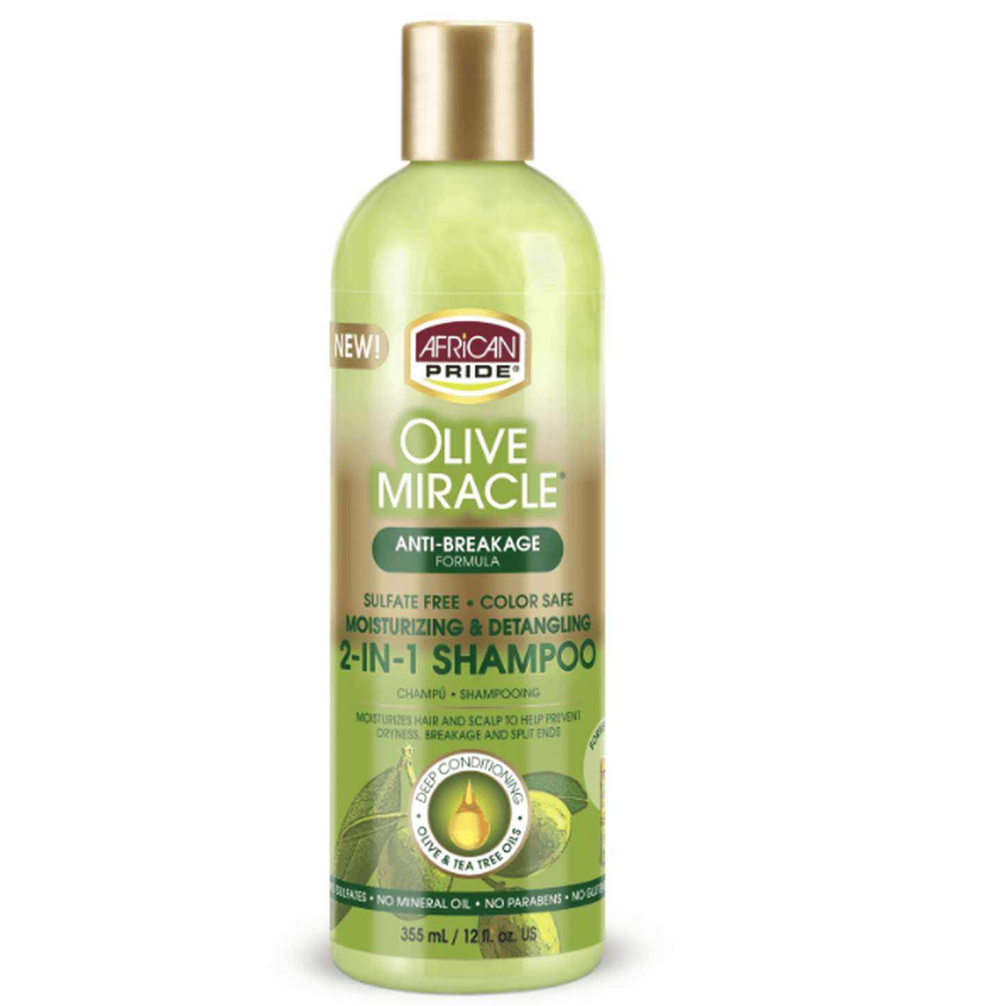 AP OLIVE OIL 2IN1 SHAMPOO 12OZ