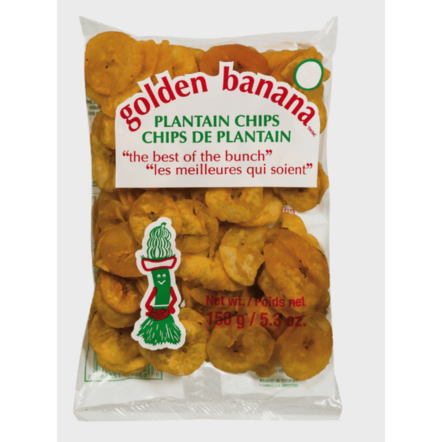 GOLDEN BANANA PLANTAIN CHIPS 150G