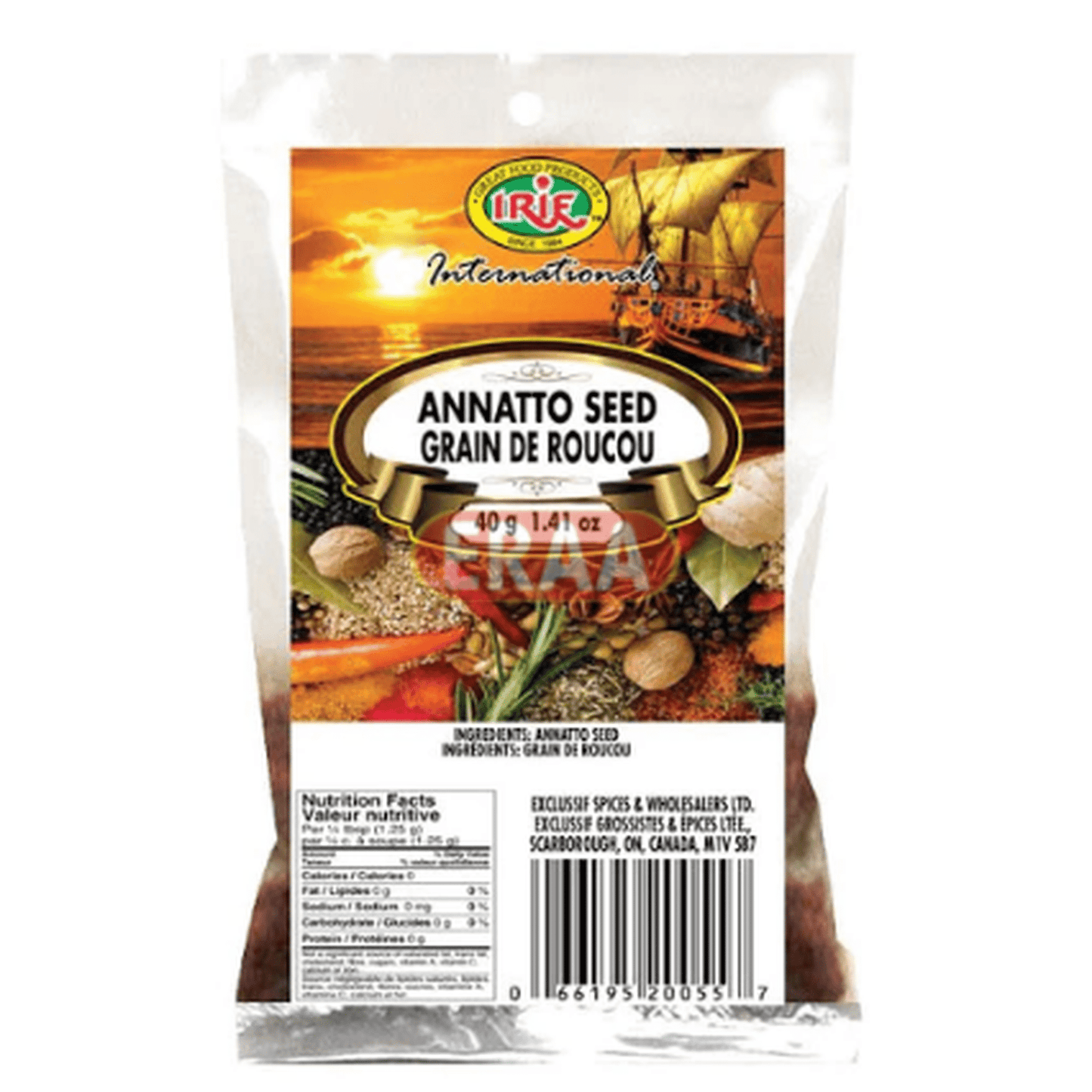 IRIE ANNATTO SEED 40G