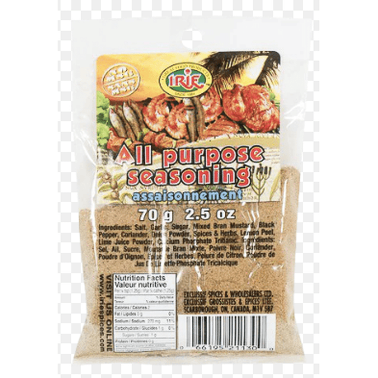 IRIE ALL PURPOSE SEASONING 70G