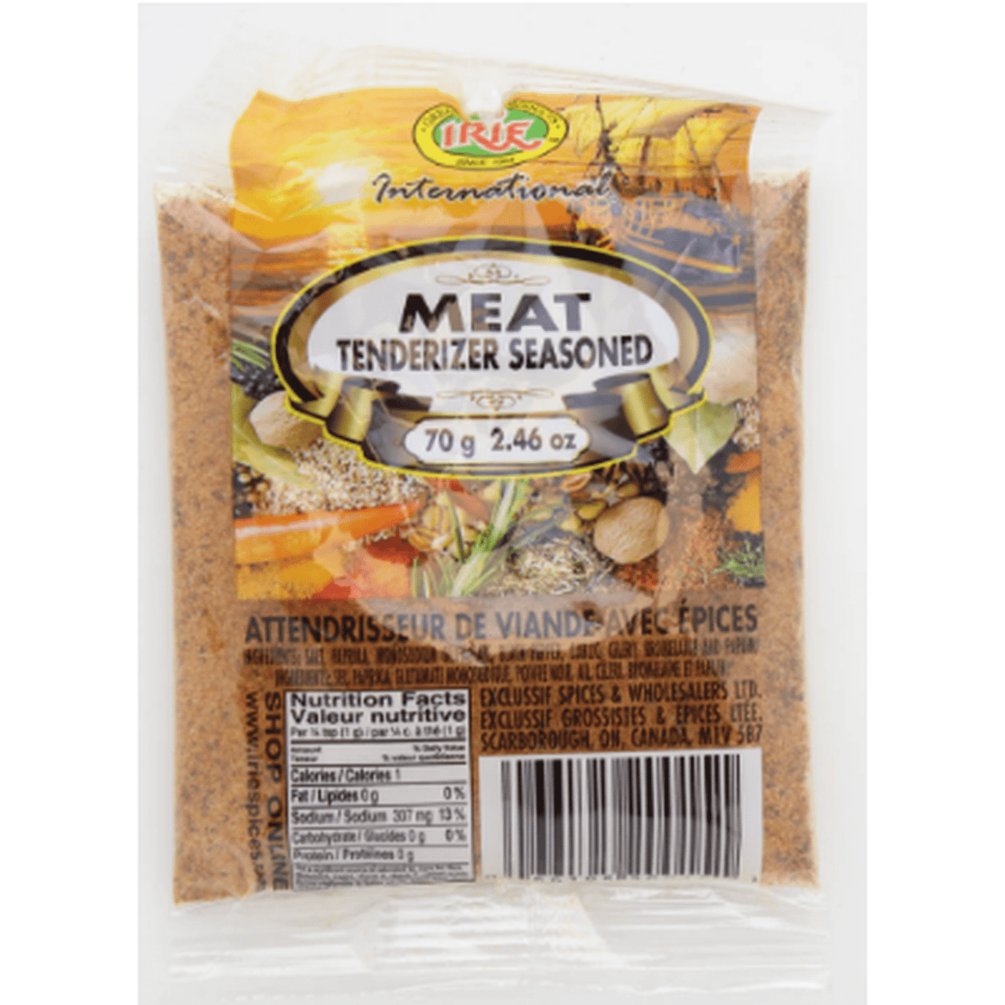 IRIE MEAT TND SEASONING 70G
