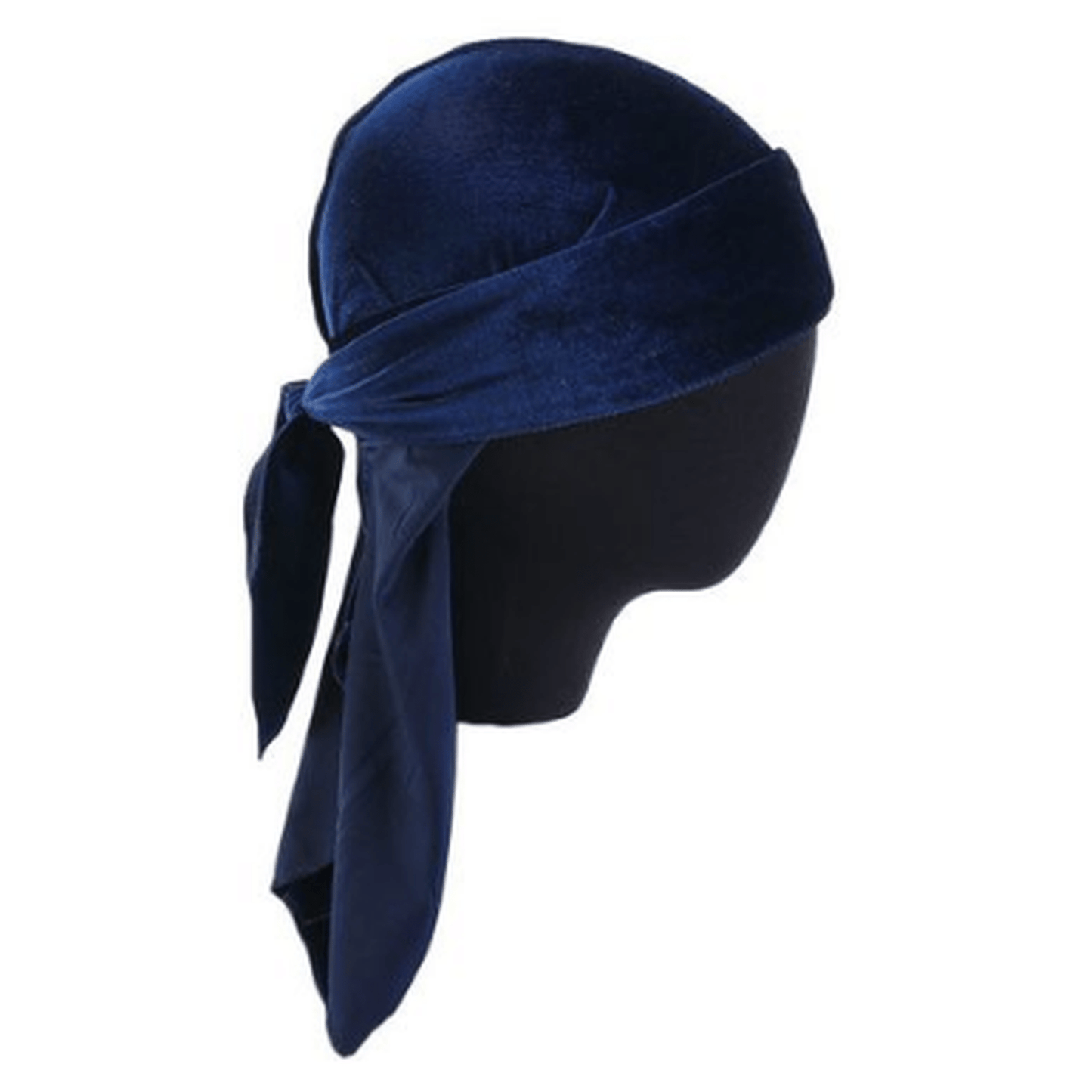 VELVET DURAG NAVY BLUE