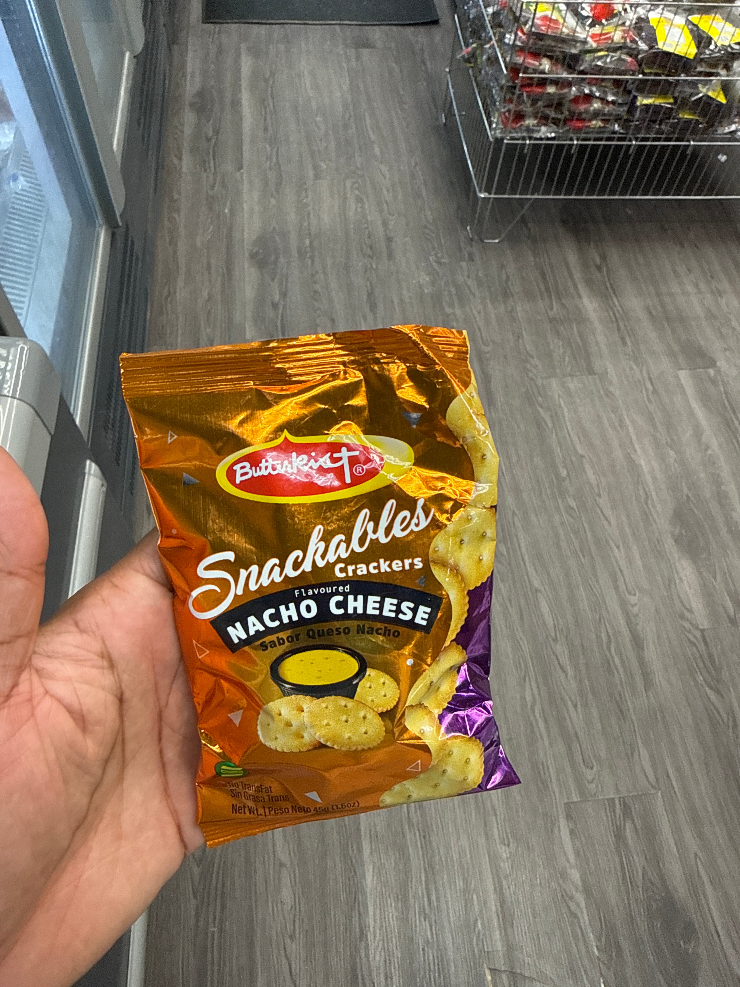 BUTTERKIST SNACKABLES NACHO CRACKERS 45G