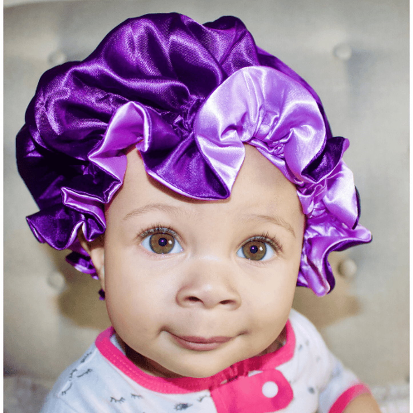 CHILDRENS BONNET PURPLE