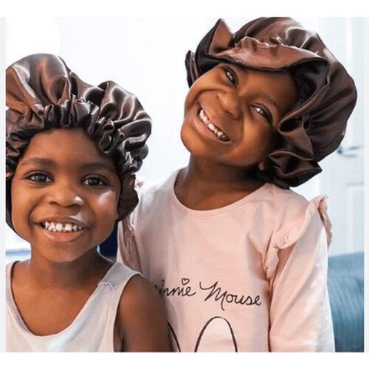 CHILDRENS BONNET BROWN