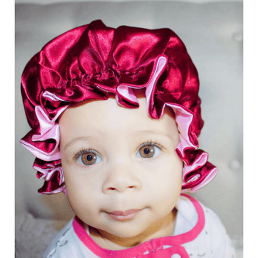 CHILDRENS BONNET RED