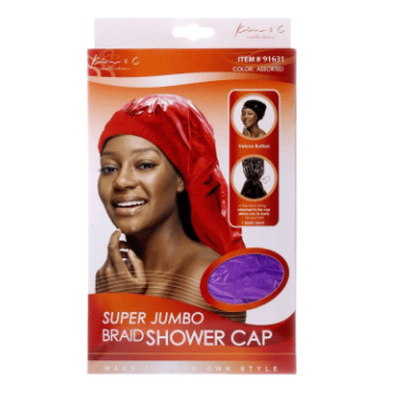 KIM&C BRAID SHOWER CAP