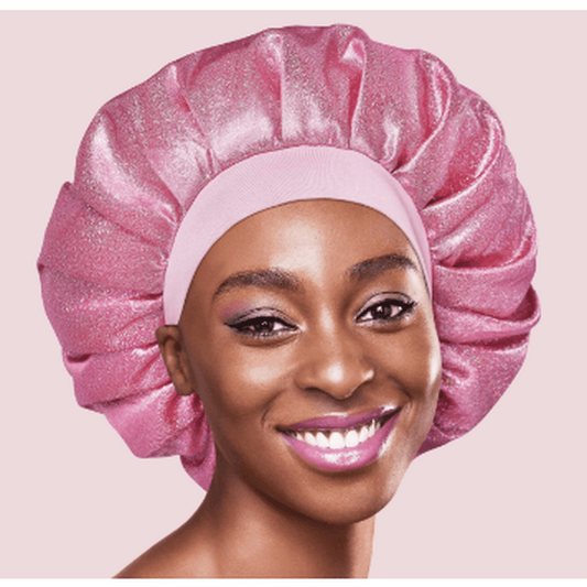 KIM&C BRAID SHOWER CAP PINK