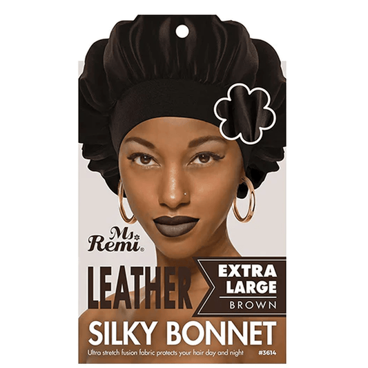 MS REMI SATIN BONNET BRWN