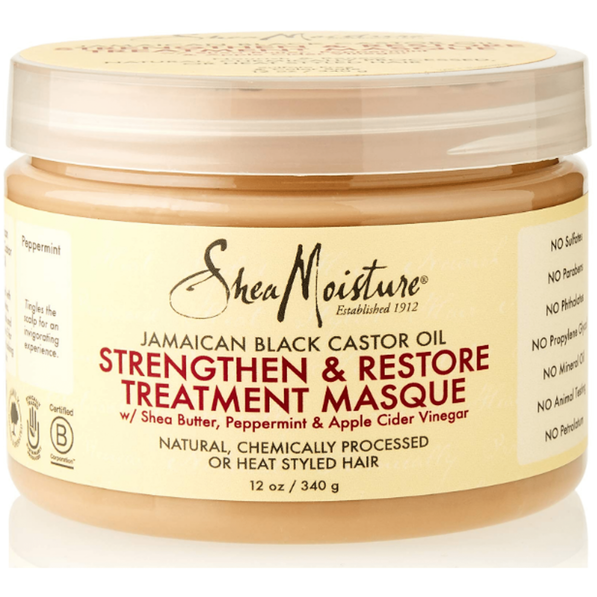 SHEA MOISTURE BLK CASTOR OIL TREAT MASK