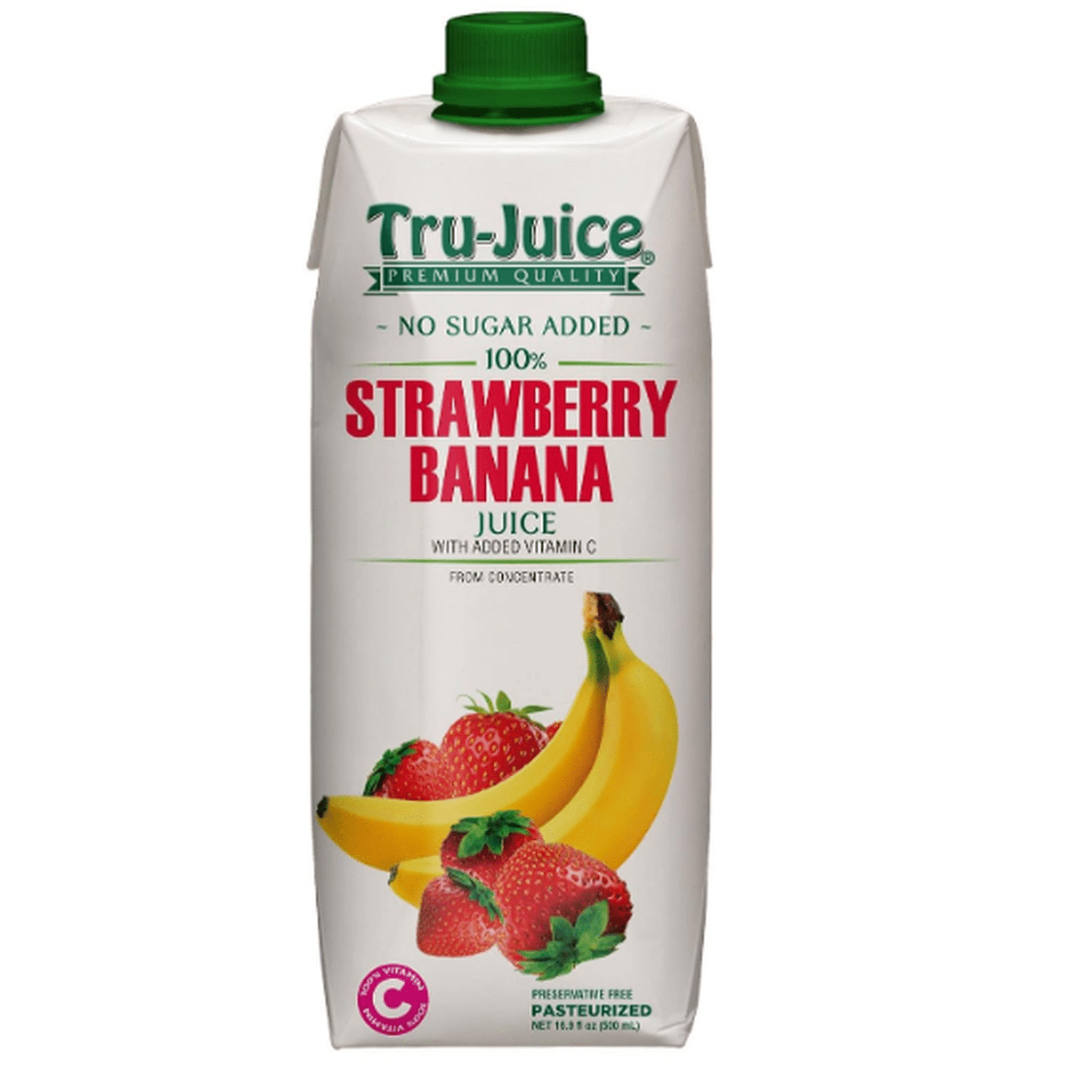 TRU-JUICE STRAW/BAN 500ML
