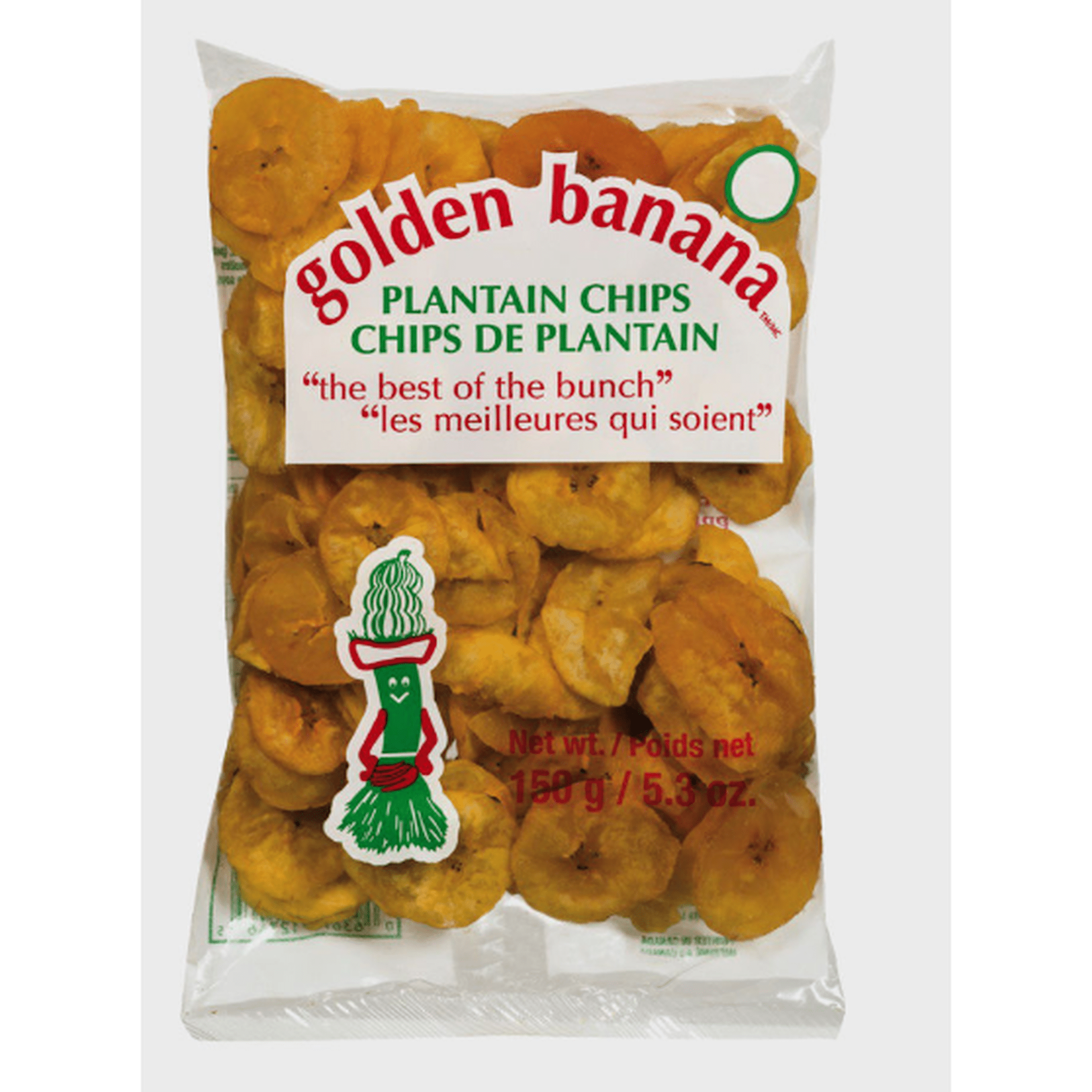 GOLDEN BANANA PLANTAIN CHIPS 150G