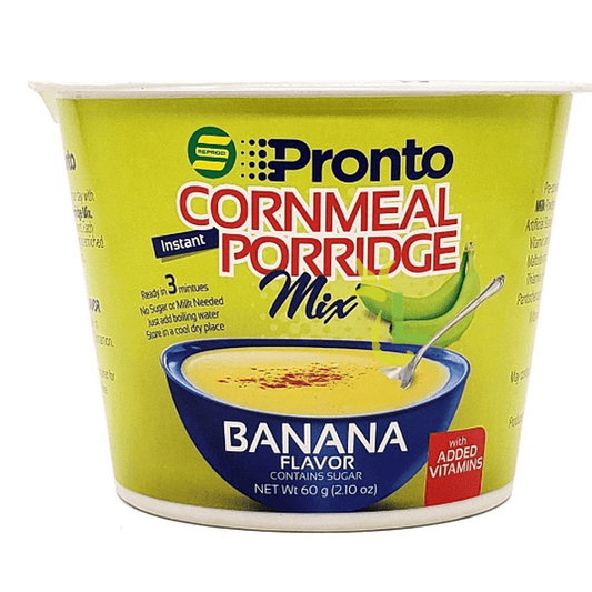 PRONTO CORNMEAL PORR BANANA 60G