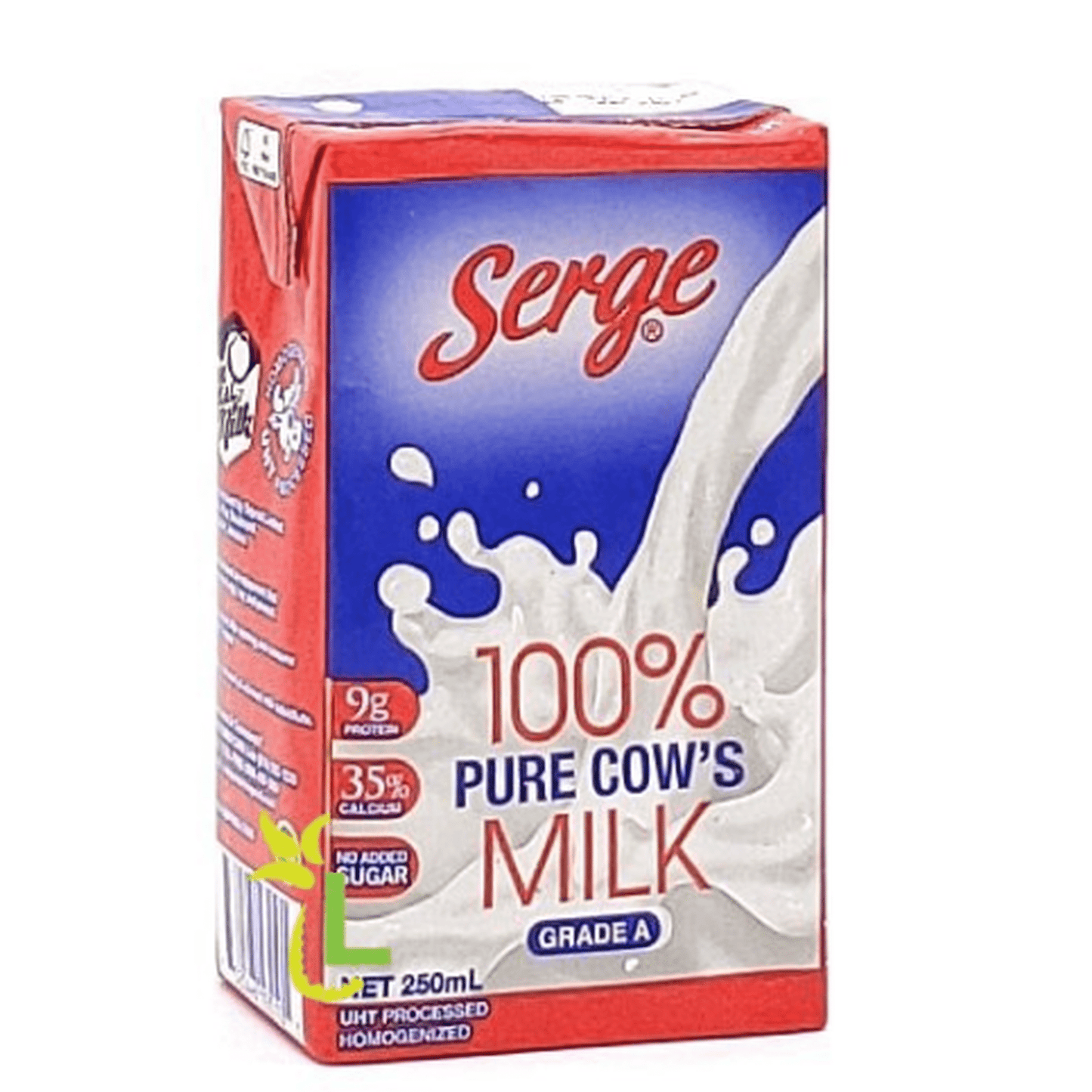 SERGE 100% PURE COWS MILK 250ML