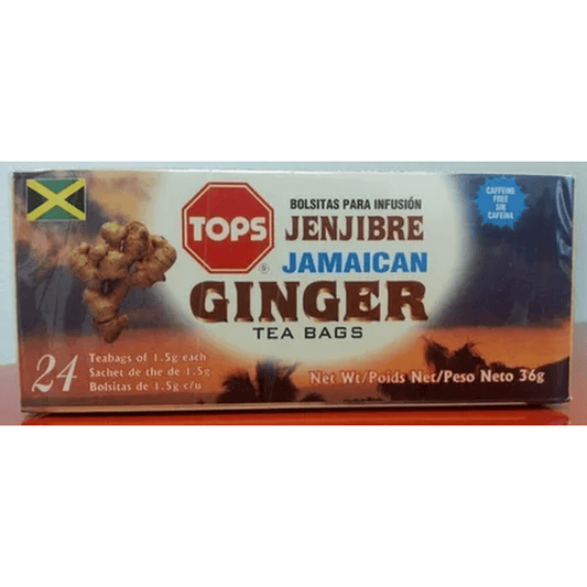 TOPS GINGERMINT TEA BAGS 36G