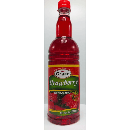 GRACE STRAWBERRY SYRUP 750ML