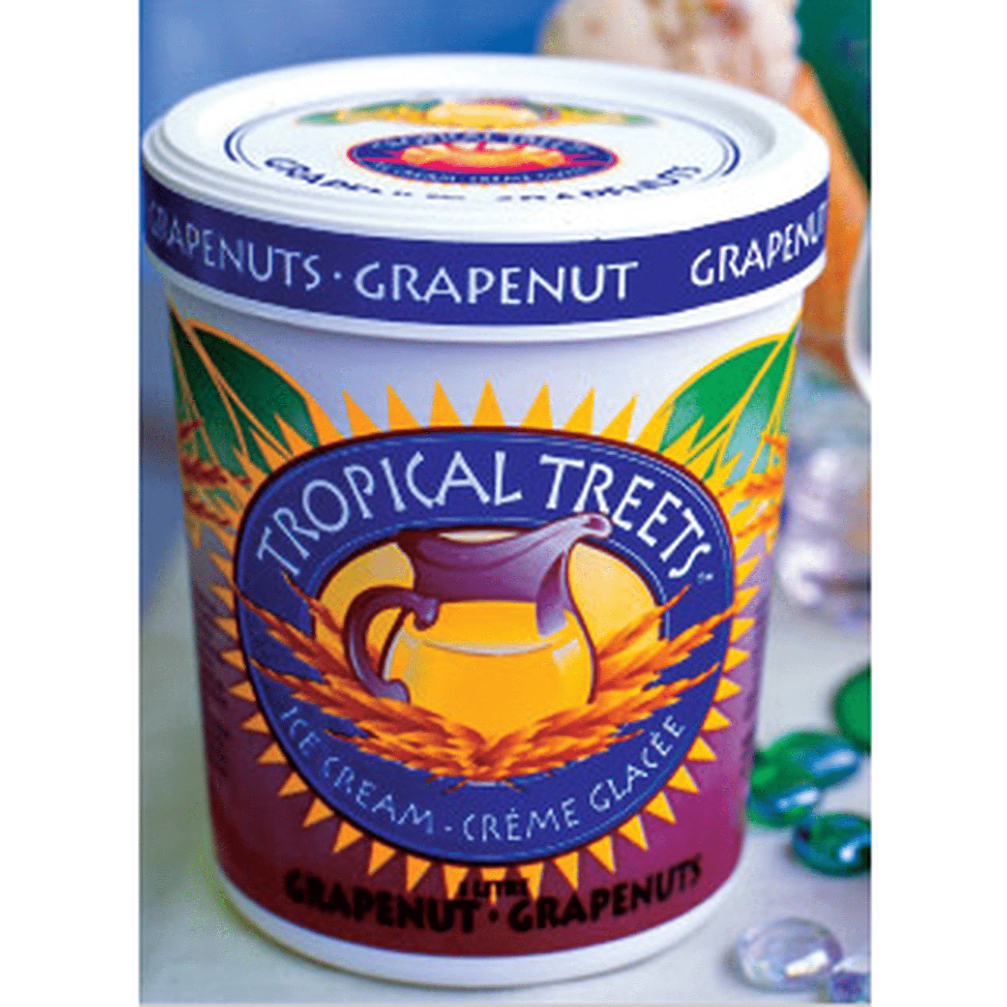 TROP TREETS GRAPENUT ICE CREAM 1L