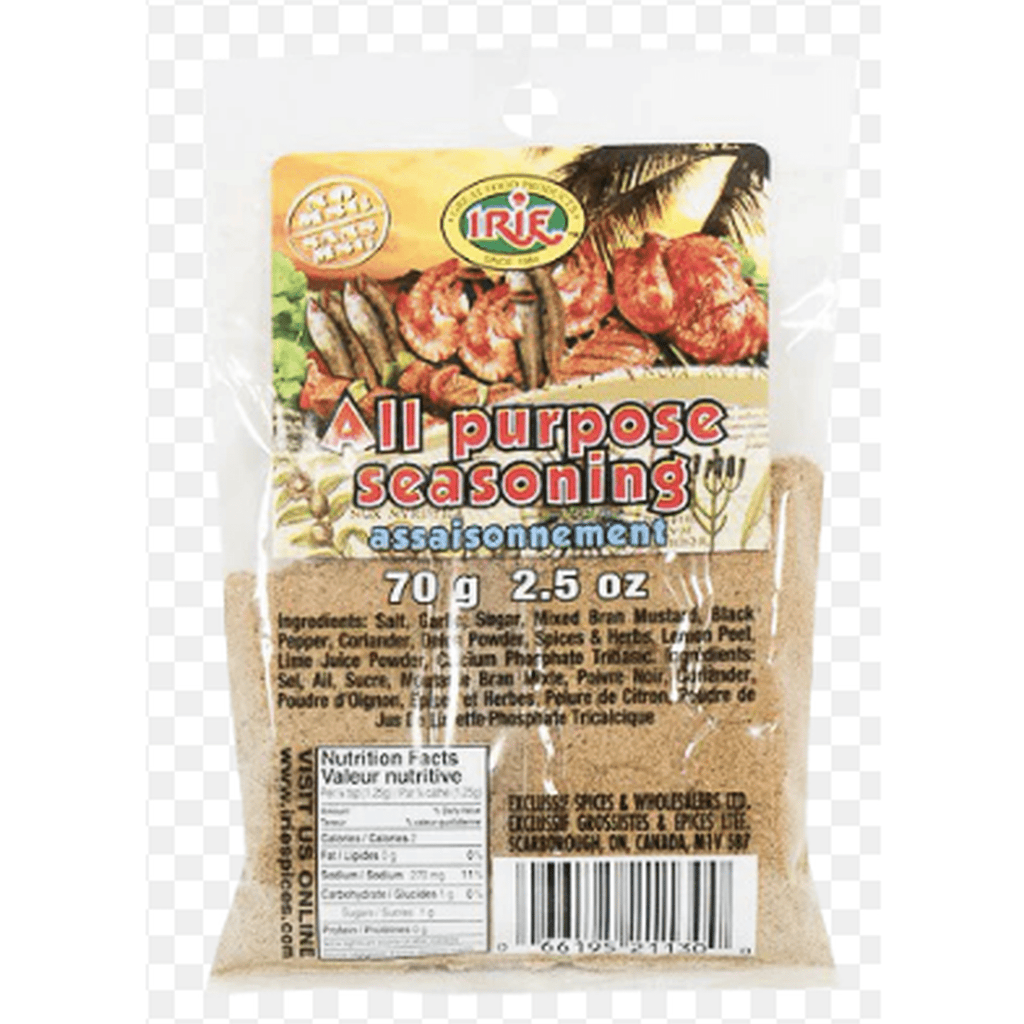 IRIE ALL PURPOSE SEASONING 75G