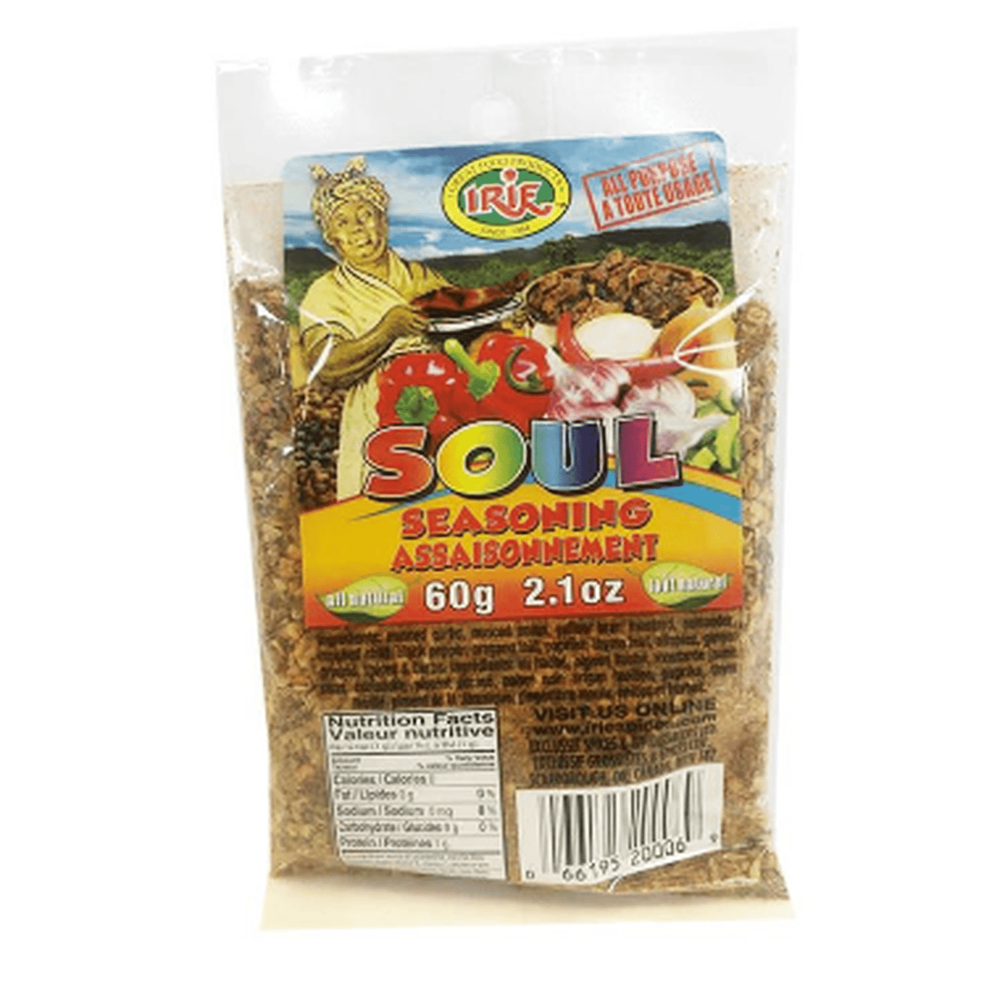 IRIE SOUL SEASONING 60G