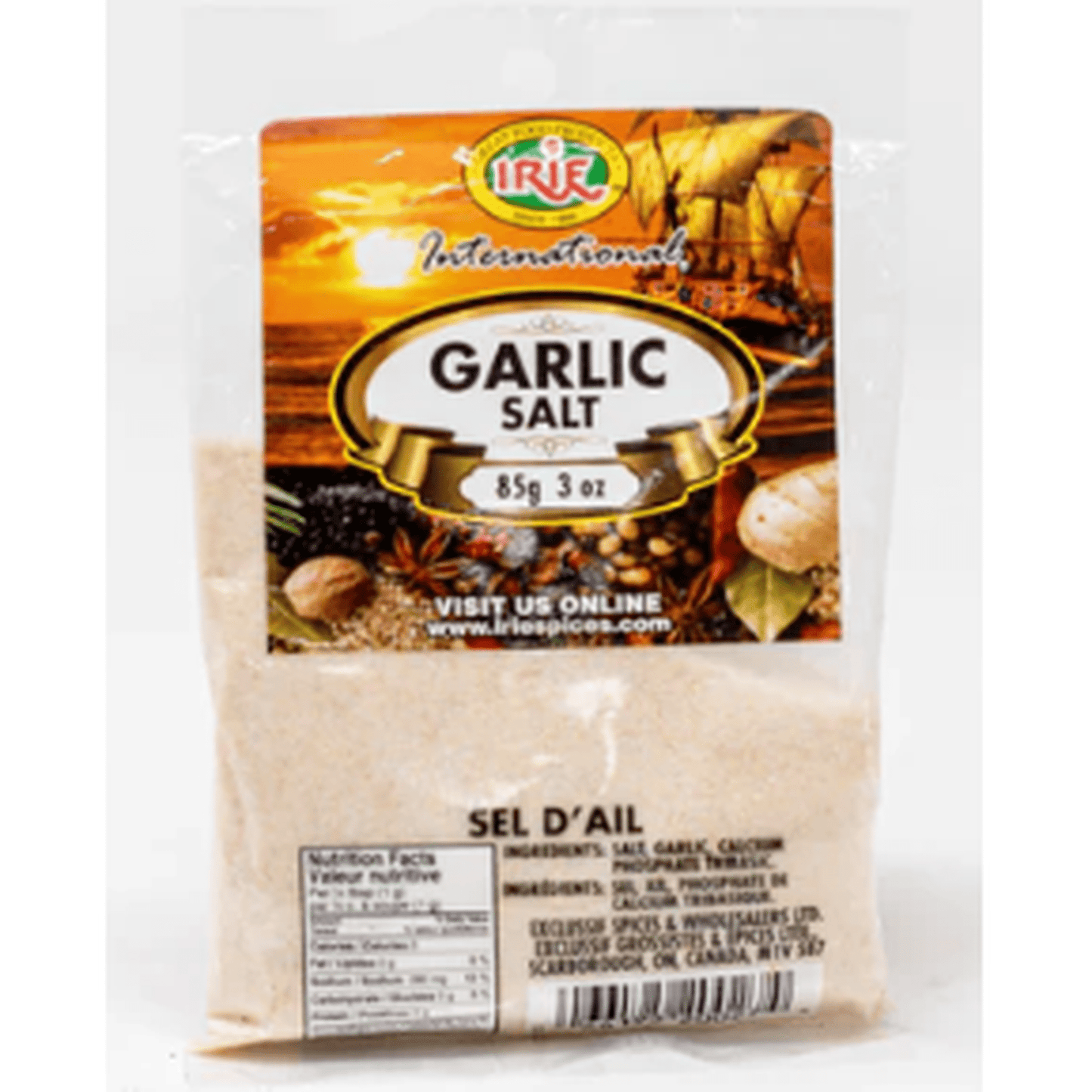 IRIE GARLIC SALT 85G