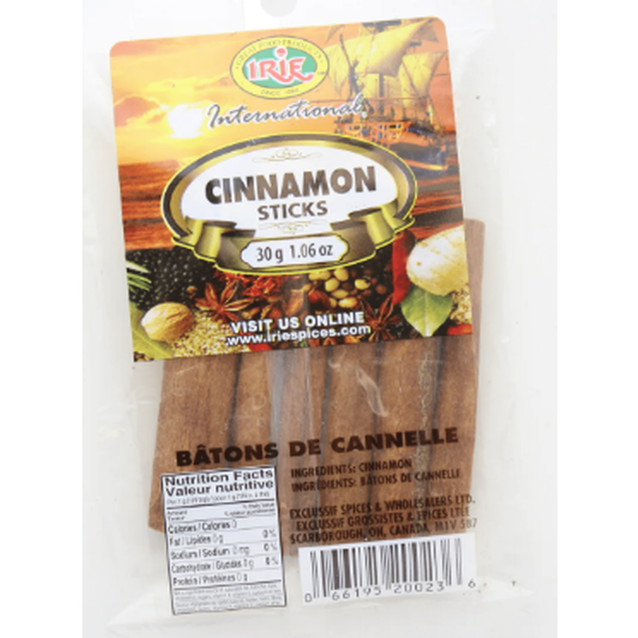 IRIE CINNAMON STICKS 30G