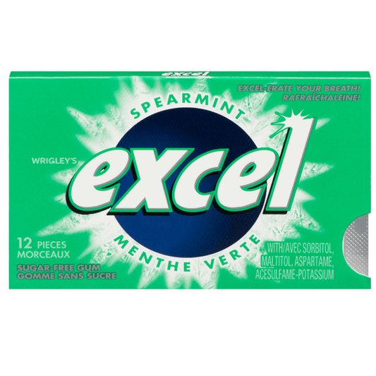 EXCEL SPEARMINT GUM