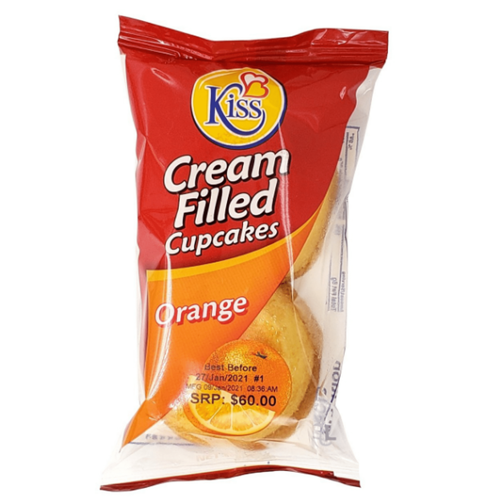 KISS CUPCAKE ORANGE 60G