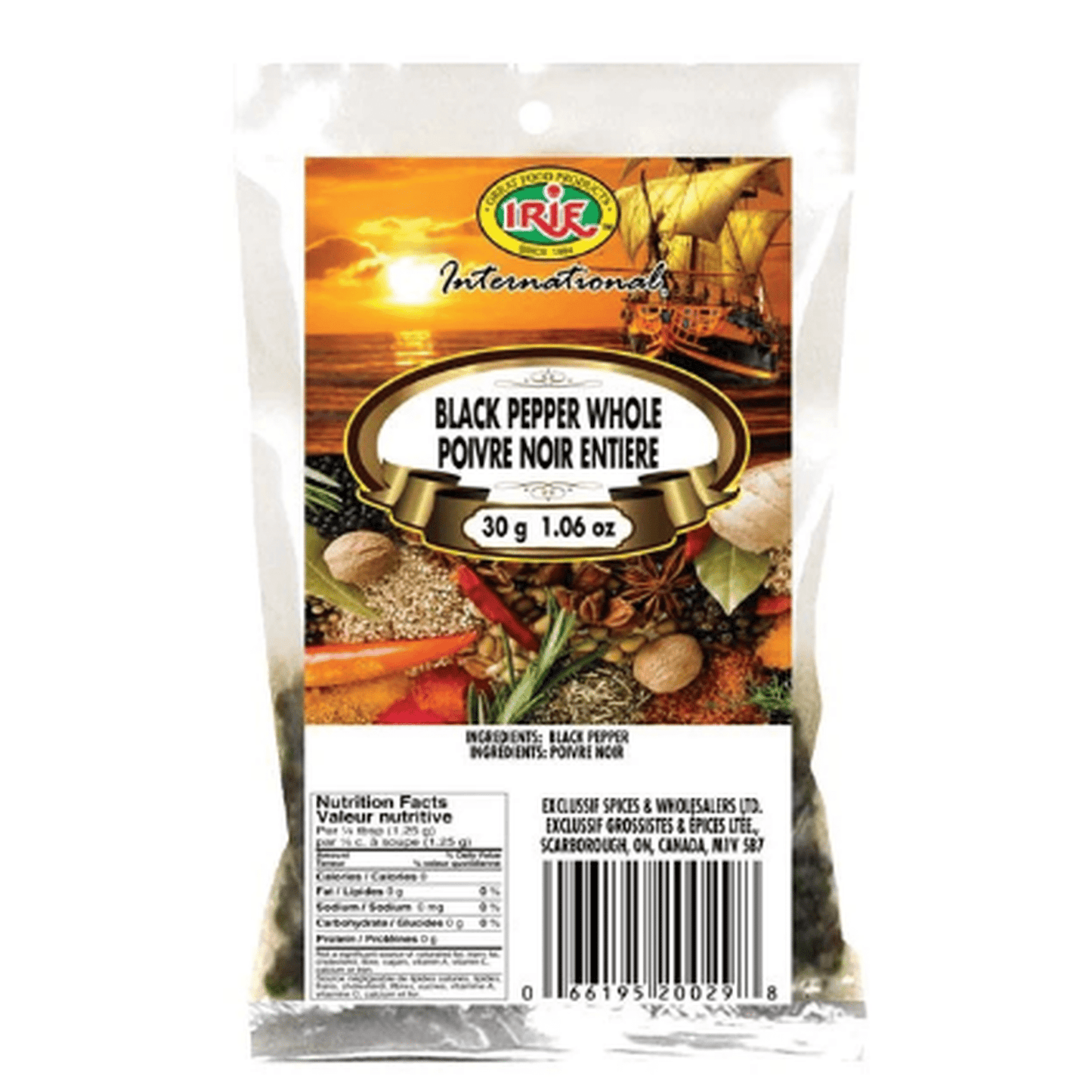 IRIE BLACK PEPPER WHOLE