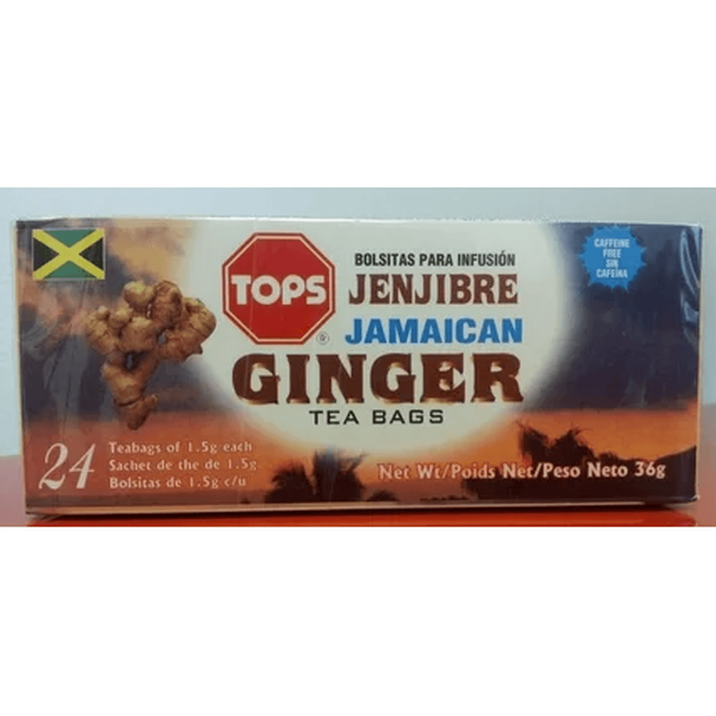 TOPS GINGER TEA 36G