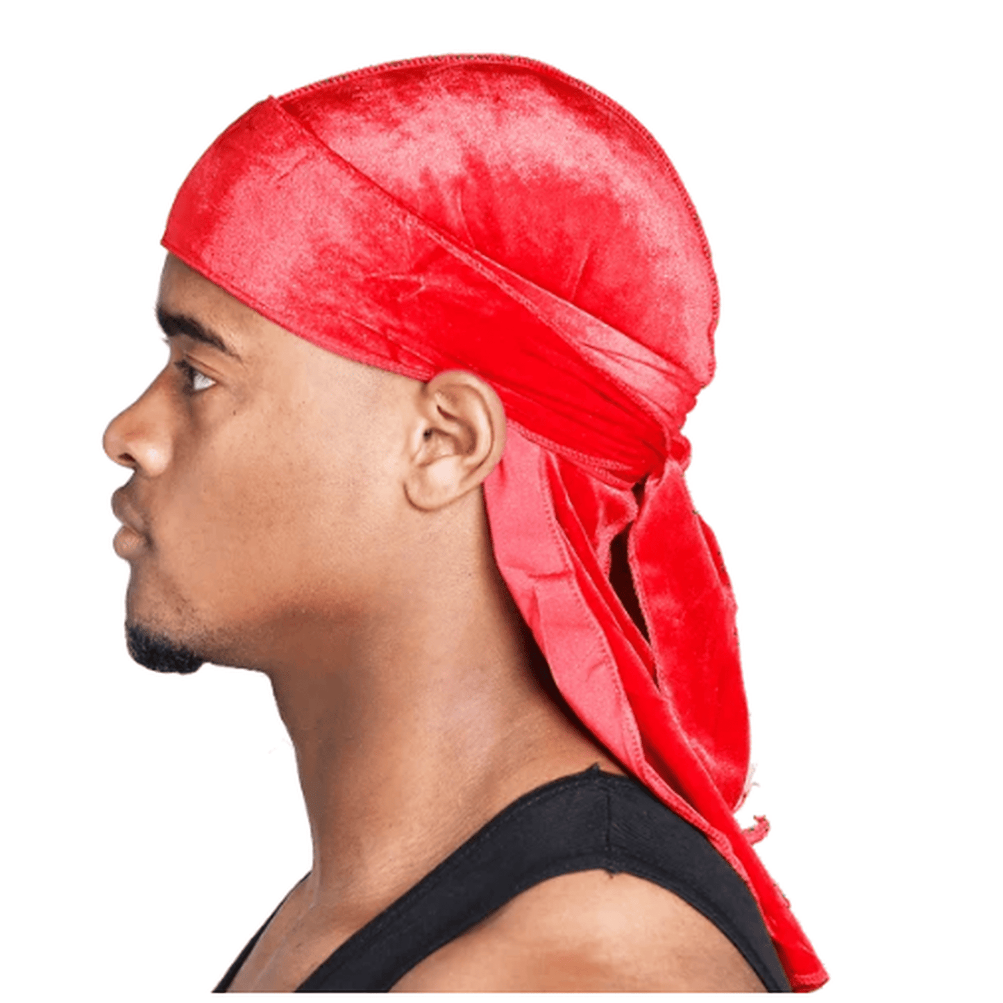 VELVET DURAG RED