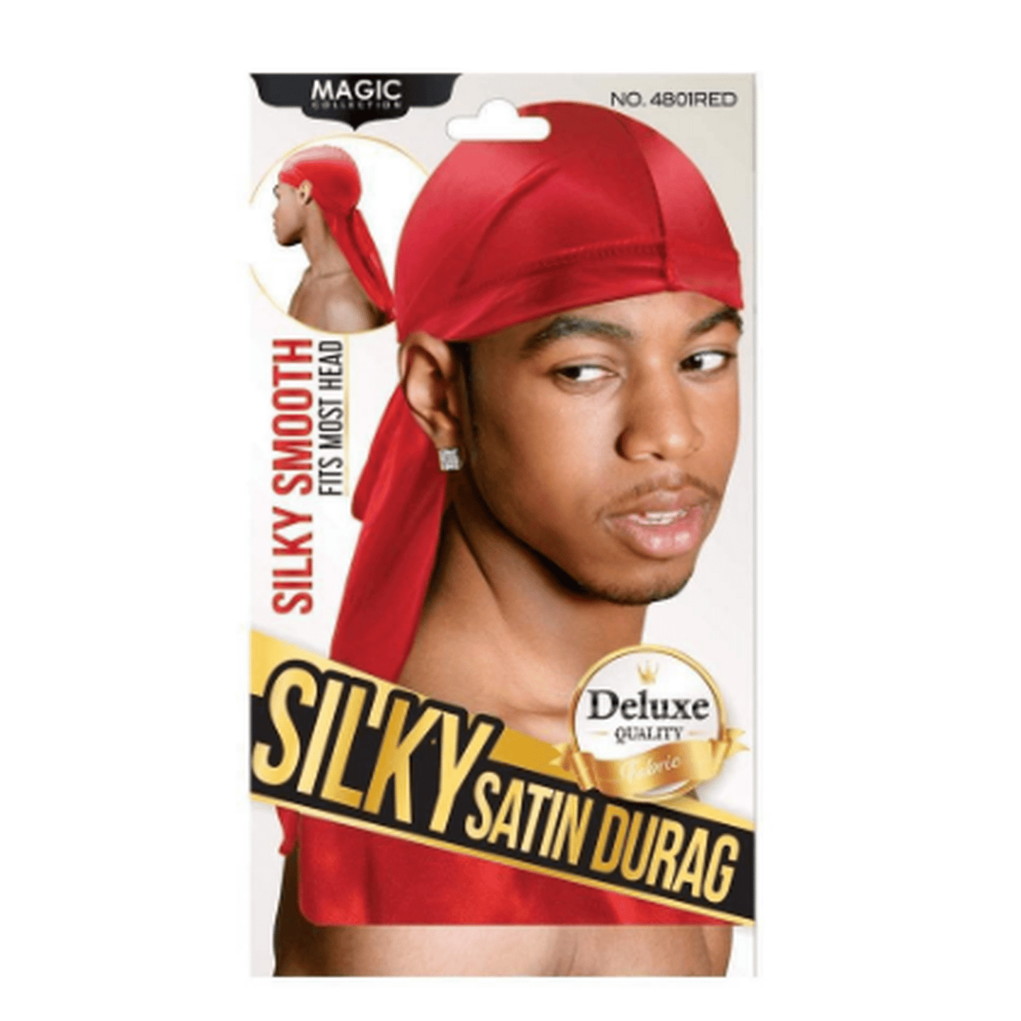 SILKY SATIN DURAG RED