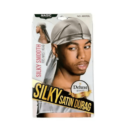 SILKY SATIN DURAG SILVER