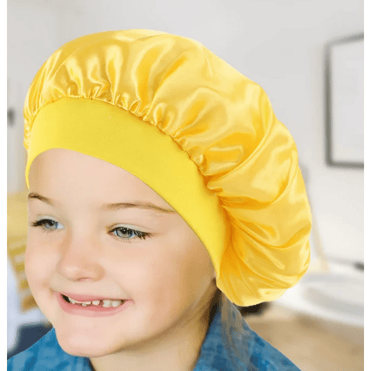 CHILDRENS BONNET YELLOW