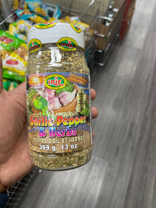 IRIE GARLIC PEPPER & HERB