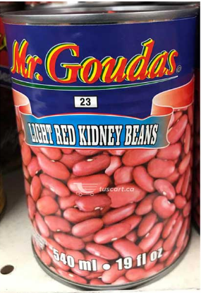 MR GOUDAS RED KIDNEY BEANS 450G
