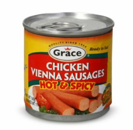 GRACE SAUSAGE HOT & SPICY 140G